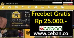 LUMBUNG88 – FREEBET GRATIS TANPA DEPOSIT RP 25.000