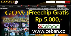 GOWINPOKER – FREECHIPS GRATIS TANPA DEPOSIT RP 5.000