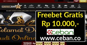 LAPAKJUDI88 – FREEBET GRATIS TANPA DEPOSIT RP 10.000