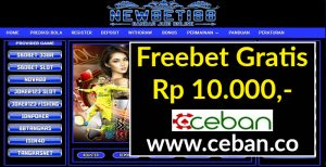 NEWBET188 – FREEBET GRATIS TANPA DEPOSIT RP 10.000