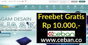 VIRTUALBET – FREEBET GRATIS TANPA DEPOSIT RP 20.000