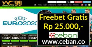 WINCASH99 – FREEBET GRATIS TANPA DEPOSIT RP 25.000