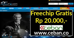 SABAPOKER – FREECHIPS GRATIS TANPA DEPOSIT RP 20.000