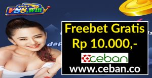 V88WIN – FREEBET GRATIS RP 10.000 TANPA DEPOSIT