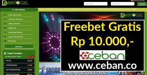 DAUNTOGEL – FREEBET GRATIS TANPA DEPOSIT RP 10.000