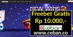 ISB388 – FREEBET GRATIS TANPA DEPOSIT RP 10.000