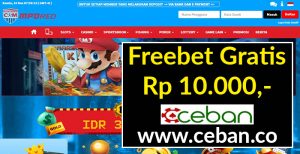 MPORED – FREEBET GRATIS TANPA DEPOSIT RP 10.000