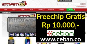 SIMPATIQQ – FREECHIP GRATIS TANPA DEPOSIT RP 10.000