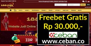 188MAX – FREEBET GRATIS TANPA DEPOSIT RP 30.000