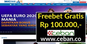 CMD368 – FREEBET GRATIS TANPA DEPOSIT RP 100.000