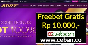 JITU77 – FREEBET GRATIS TANPA DEPOSIT RP 10.000