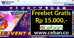 GARUDAGAME – FREEBET GRATIS TANPA DEPOSIT RP 15.000