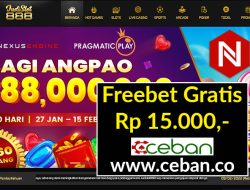 JUDISLOT888 – FREEBET GRATIS TANPA DEPOSIT RP 15.000