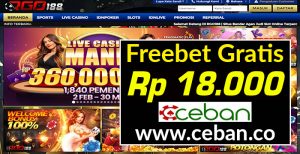 RGO188 – FREEBET GRATIS TANPA DEPOSIT RP 18.000