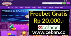 VEGAS188 – FREEBET GRATIS TANPA DEPOSIT RP 20.000