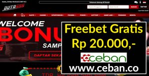 DUTA555 – FREEBET GRATIS TANPA DEPOSIT RP 20.000