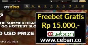 G9KING – FREEBET GRATIS TANPA DEPOSIT RP 15.000