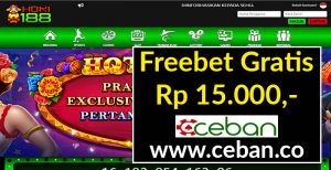 HOKI188 – FREEBET GRATIS TANPA DEPOSIT RP 15.000