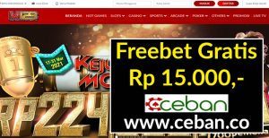 MENANG123 – FREEBET GRATIS TANPA DEPOSIT RP 15.000