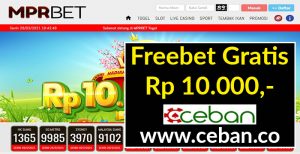 MPRBET – FREEBET GRATIS TANPA DEPOSIT RP 10.000