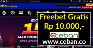 QQMAMIBET – FREEBET GRATIS TANPA DEPOSIT RP 10.000