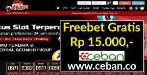 SLOTJITU – FREEBET GRATIS TANPA DEPOSIT RP 15.000