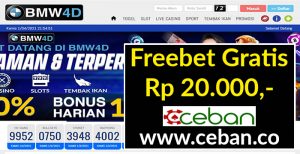 BMW4D – FREEBET GRATIS TANPA DEPOSIT RP 20.000