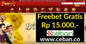 GRUP123 – FREEBET GRATIS TANPA DEPOSIT RP 15.000