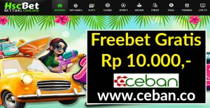 HSCBET – FREEBET GRATIS TANPA DEPOSIT RP 10.000