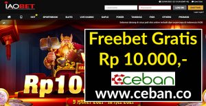 IAOBET – FREEBET GRATIS TANPA DEPOSIT RP 10.000