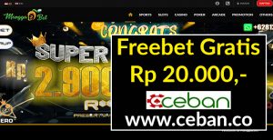 MANGGA2BET – FREEBET GRATIS TANPA DEPOSIT RP 20.000