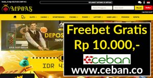 MPOAS – FREEBET GRATIS TANPA DEPOSIT RP 10.000