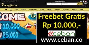 OTWSLOT777 – FREEBET GRATIS TANPA DEPOSIT RP 15.000