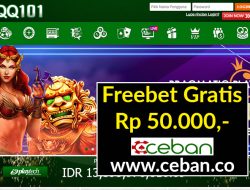 QQ101 – FREEBET GRATIS TANPA DEPOSIT RP 50.000