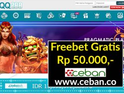 QQ288 – FREEBET GRATIS TANPA DEPOSIT RP 50.000