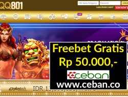 QQ801 – FREEBET GRATIS TANPA DEPOSIT RP 50.000