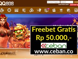 QQ808 – FREEBET GRATIS TANPA DEPOSIT RP 50.000