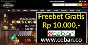 QQ998 – FREEBET GRATIS TANPA DEPOSIT RP 10.000