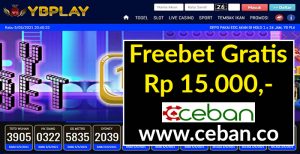 YBPLAY – FREEBET GRATIS TANPA DEPOSIT RP 15.000