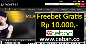 MPO1771 – FREEBET GRATIS TANPA DEPOSIT RP 10.000