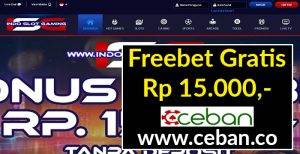 INDOSLOTGAMING – FREEBET GRATIS TANPA DEPOSIT RP 15.000