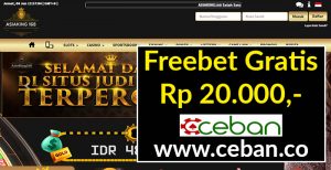 ASIAKING168 – FREEBET GRATIS TANPA DEPOSIT RP 20.000