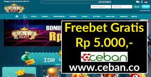 CAIRSLOT – FREEBET GRATIS TANPA DEPOSIT RP 5.000