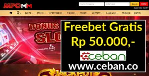 MPOMM – FREEBET GRATIS TANPA DEPOSIT RP 50.000