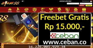 SIKAT88 – FREEBET GRATIS TANPA DEPOSIT RP 15.000