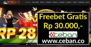 XW2727 – FREEBET GRATIS TANPA DEPOSIT RP 30.000