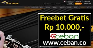 HATISLOT – FREEBET GRATIS TANPA DEPOSIT RP 10.000