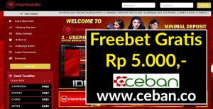 MARONTOTO – FREEBET GRATIS RP 5.000 CLAIM GA PAKAI RIBET!