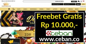 MGMKLUB – FREEBET GRATIS TANPA DEPOSIT RP 10.000