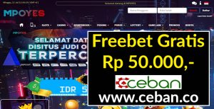 MPOYES – FREEBET GRATIS TANPA DEPOSIT RP 50.000